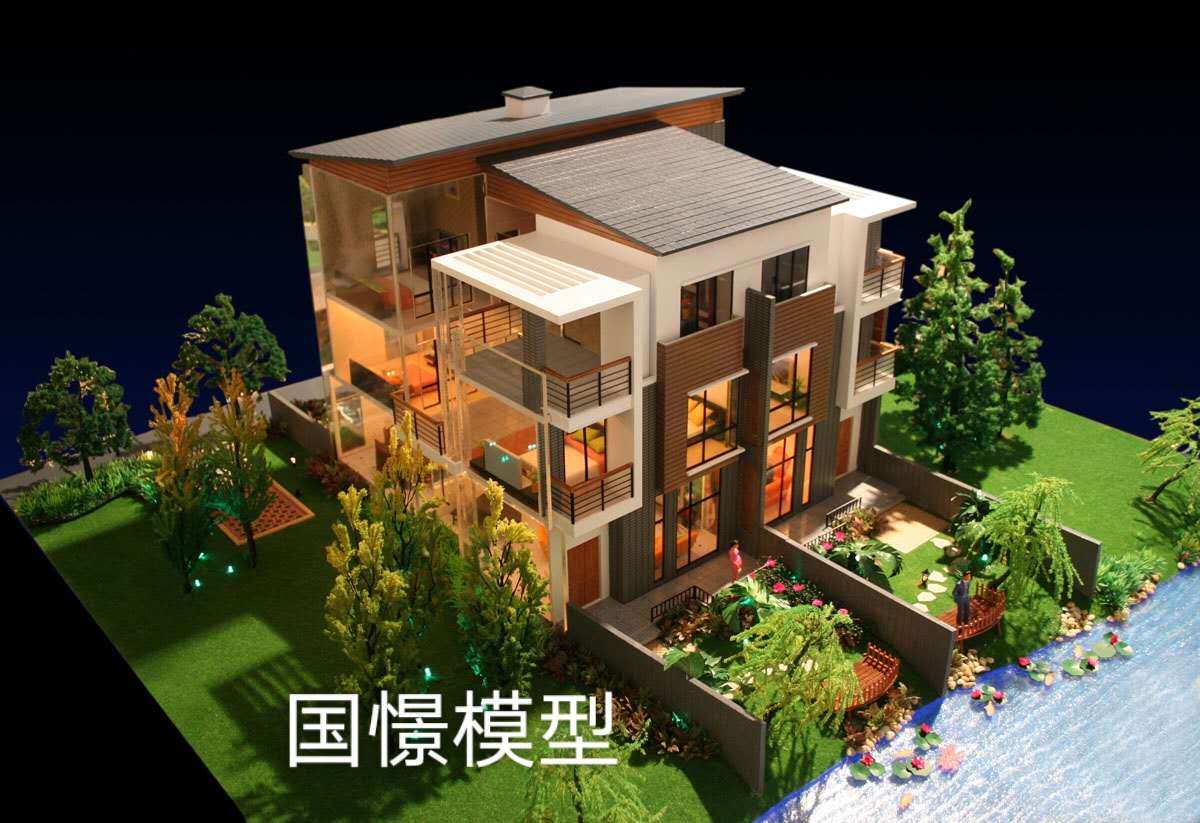 汤原县建筑模型